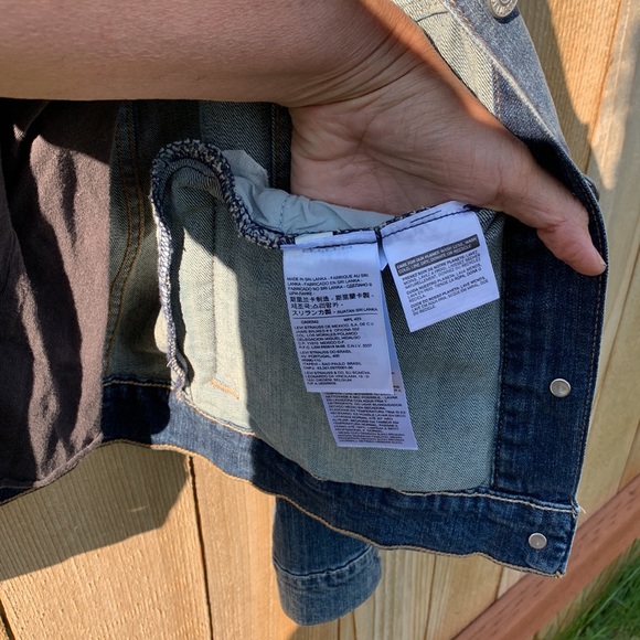 Levi’s blue Jean trucker jacket large - Picture 7 of 12